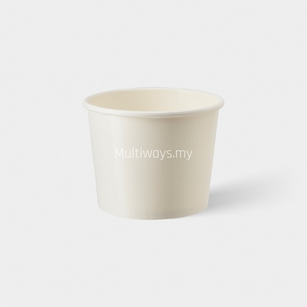 MP 12 - 12oz Paper Container (Plain White)