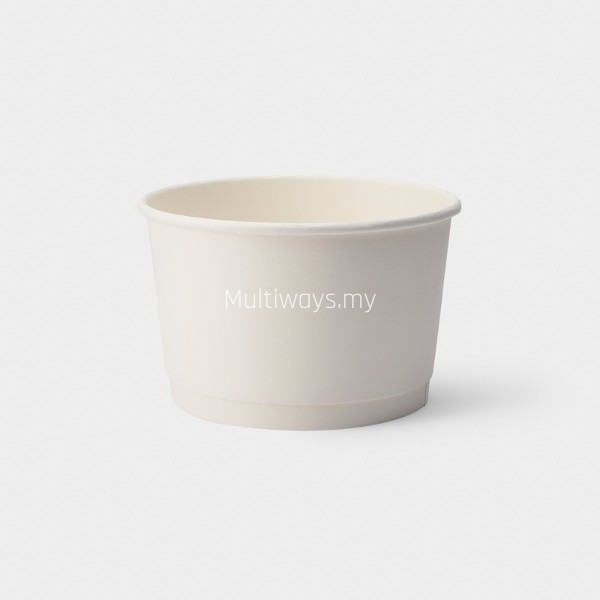MP 85 D - 30oz DW Paper Container (Plain White)